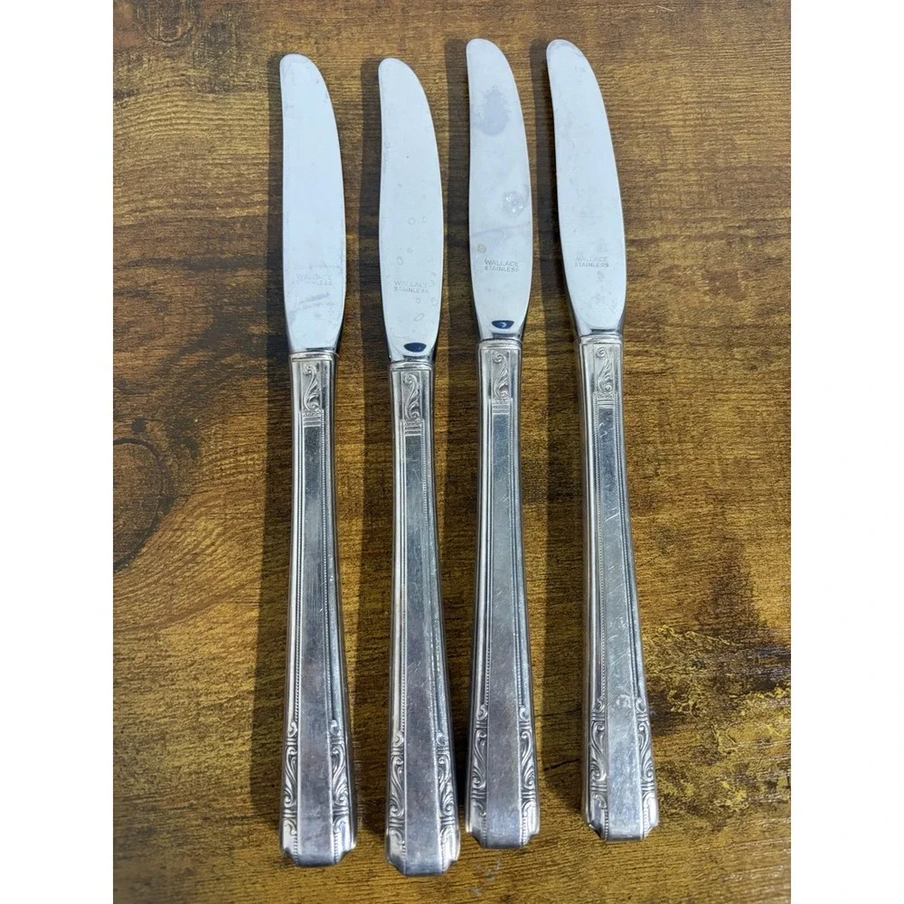 Vintage Wallace Harmony House Stainless Knives Lot 4 Knife 8